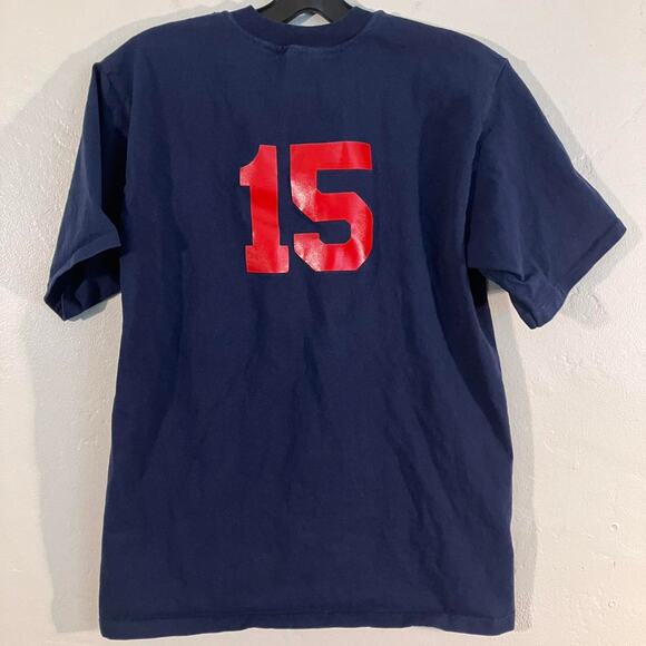 Vintage 90s Mississippi Braves Made‎ in USA Single Stitch Graphic Tee Navy Blue - Picture 4 of 5